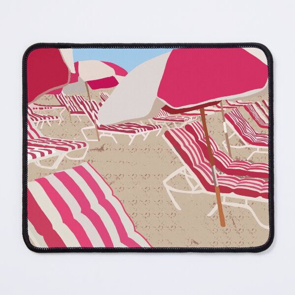 Item preview, Pink Beach Digital Illustration designed and sold by beccacreations.