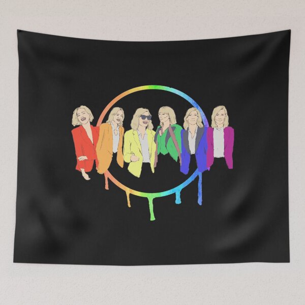 Item preview, Cate Blanchett - Rainbow Pride Flag with Watercolour   designed and sold by CitronetVanille.