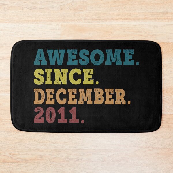 Item preview, Awesome Since December 2011 Retro Vintage 10th Birthday Gift designed and sold by designbychow.