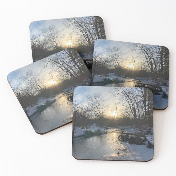 Item preview, Frozen Bloody Brook Sunset designed and sold by JeoImage.