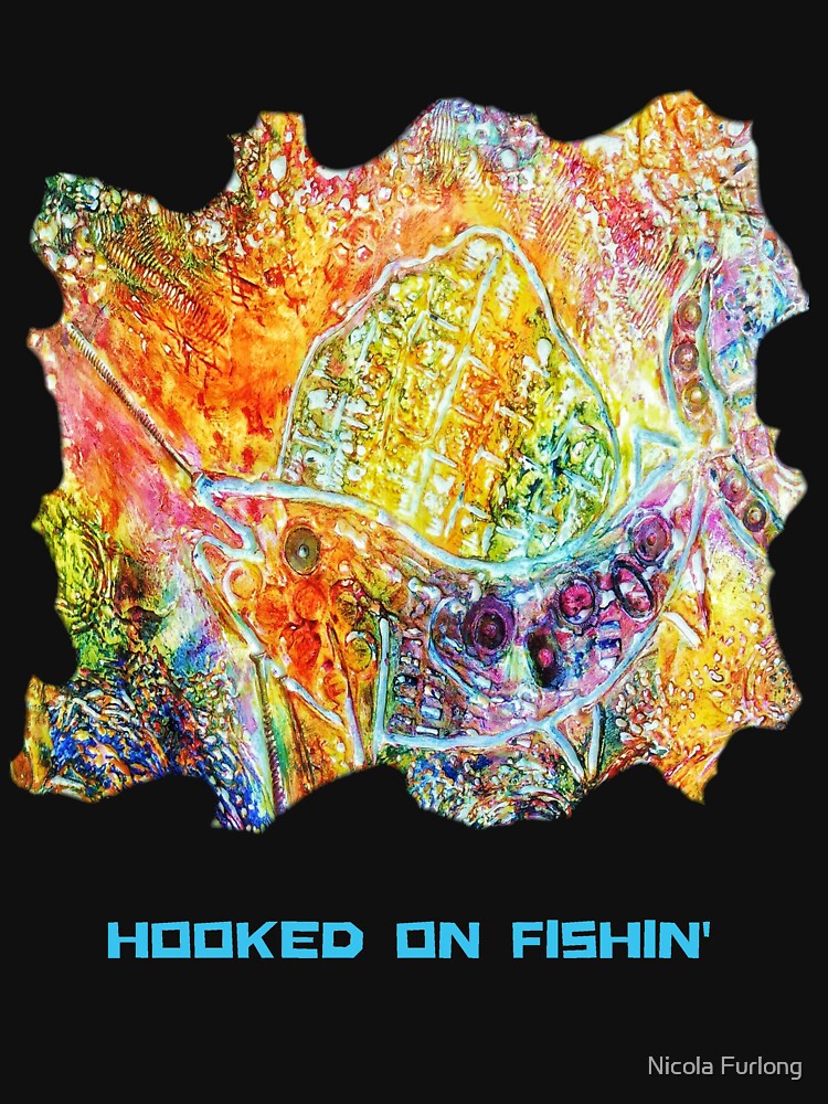 HOOKED ON FISHING FUNNY QUOTE by nicolafurlong