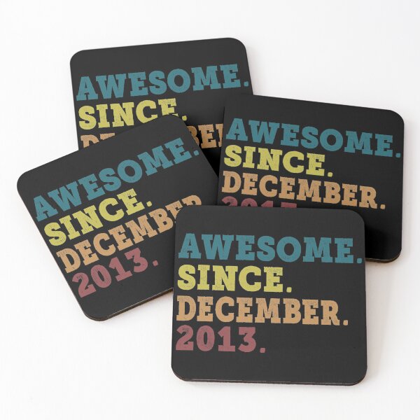 Item preview, Awesome Since December 2013 Retro Vintage 8th Birthday Gift designed and sold by designbychow.