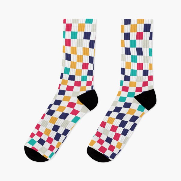 Item preview, Colorful Geometric Square Shape Pattern designed and sold by GeekHeadDesigns.