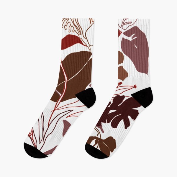 Item preview, red fall flower design designed and sold by mvsoileau.