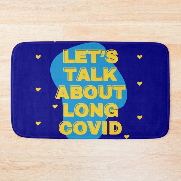 Item preview, Lets Talk About Long Covid - Blue designed and sold by SadTea-Longhaul.