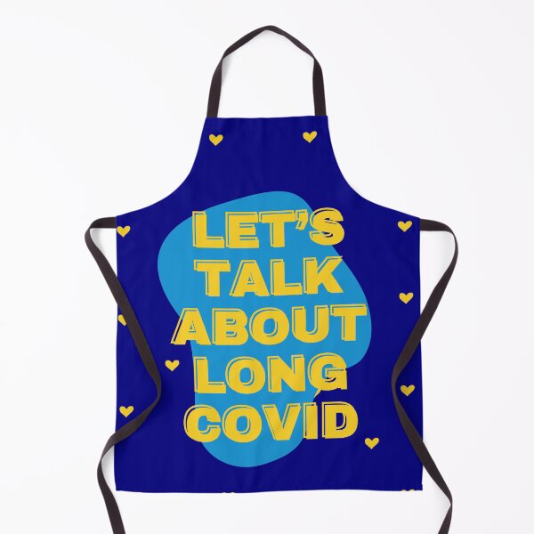 Item preview, Lets Talk About Long Covid - Blue designed and sold by SadTea-Longhaul.