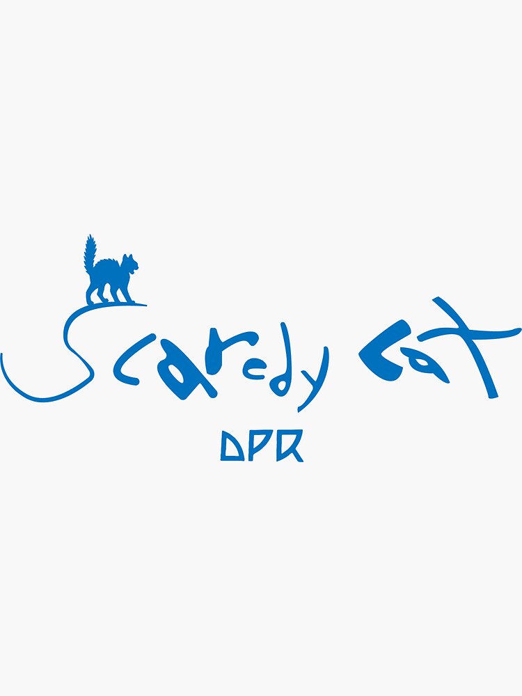 DPR IAN scaredy cat art Sticker for Sale by raphayeeu