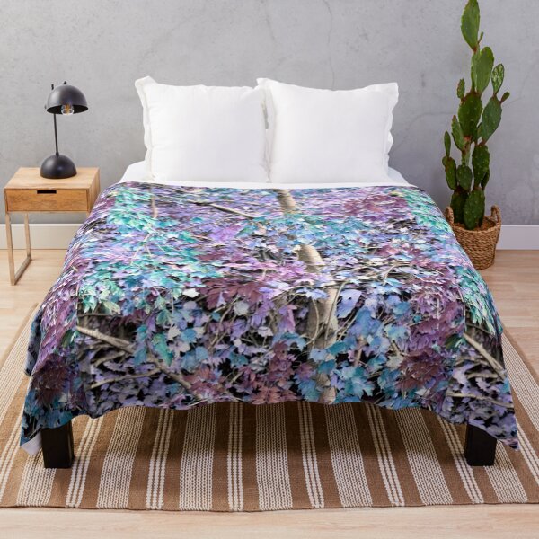 Item preview, Forest Tree in Pastels of Purple Violet Blue Turquoise designed and sold by JariHawk.