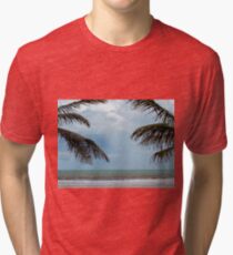 Meeting of Palm trees Tri-blend T-Shirt