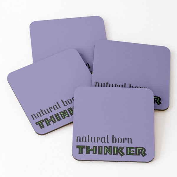 Item preview, Natural Born Thinker in black and green designed and sold by Topmel.