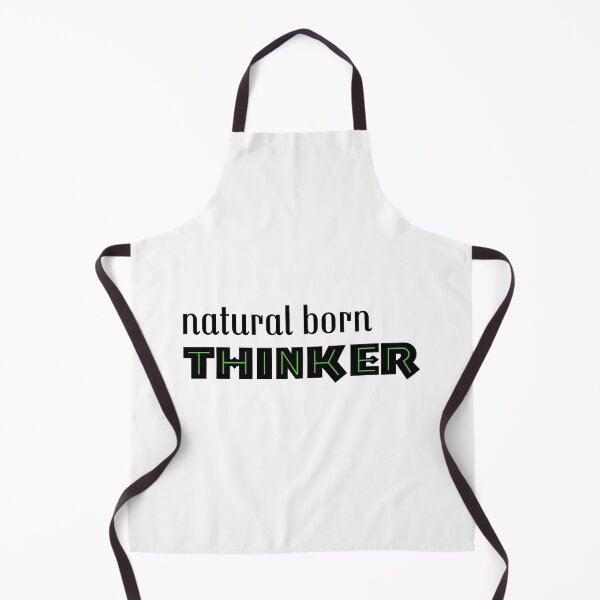 Item preview, Natural Born Thinker in black and green designed and sold by Topmel.
