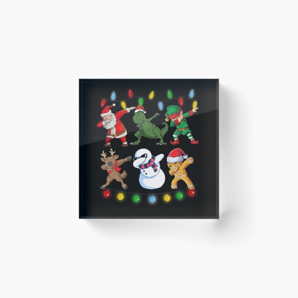 Item preview, Christmas Dabbing Santa Elf  T-Rex Reindeer Dab Xmas PJs Boys Kids designed and sold by lytainhan89.