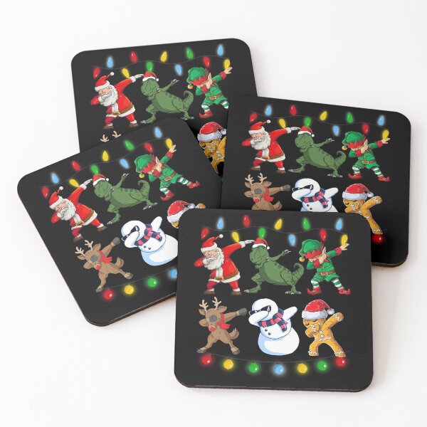 Aperçu de l'œuvre Noël Dabbing Santa Elf T-Rex Renne Dab Xmas Pyjamas Garçons Enfants créée et vendue par lytainhan89.