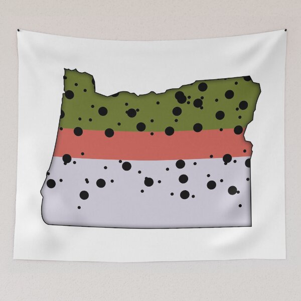 Item preview, Oregon Rainbow Trout designed and sold by Sun Dog Montana.