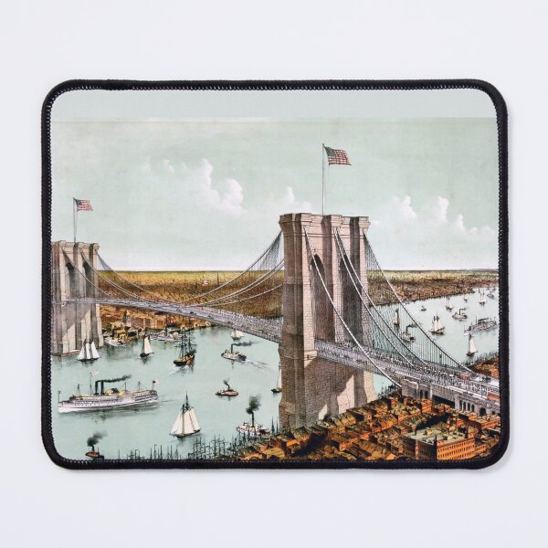 Item preview, Brooklyn Bridge New York Vintage designed and sold by RapTops.