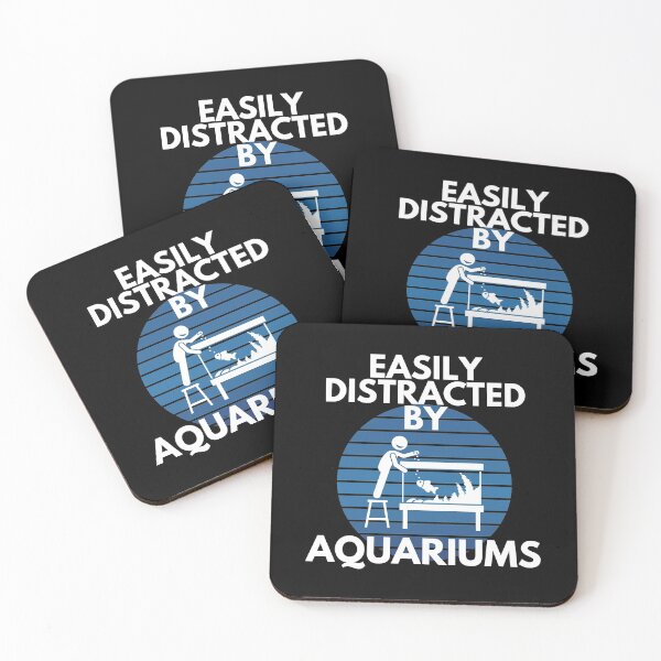 Item preview, Easily Distracted By Aquariums Pet Fish Humor designed and sold by EllConApparel.
