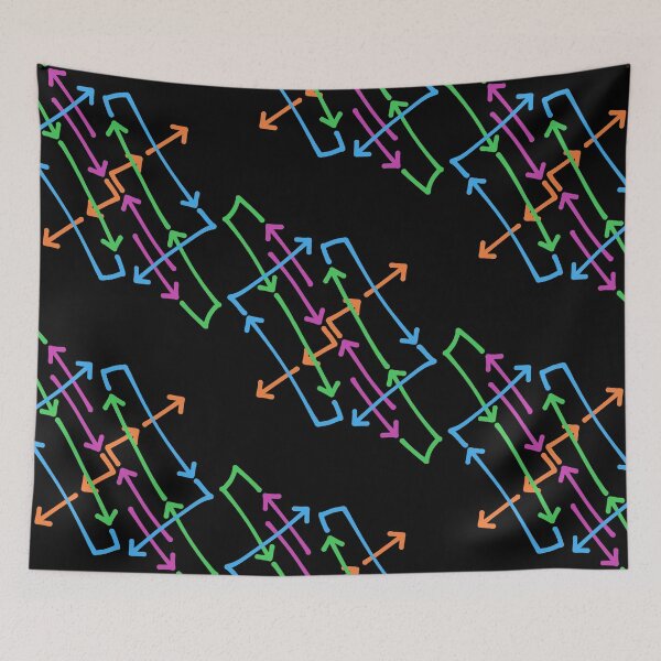 Item preview, Which Way Arrow Abstract Art designed and sold by that5280lady.