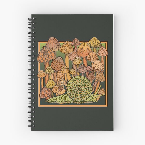Item preview, Mushrooms with snail V2 designed and sold by sajasca.