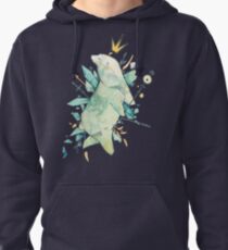 Polar bear king Pullover Hoodie