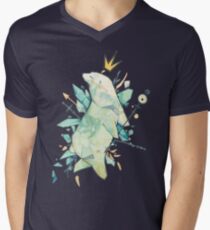 Polar bear king Men's V-Neck T-Shirt