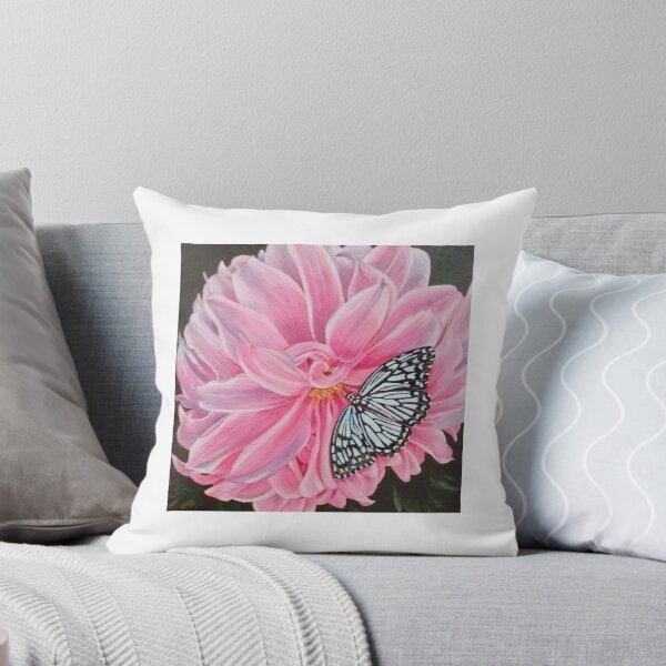 Item preview, Dahlia and butterfly  designed and sold by Ann Nightingale.