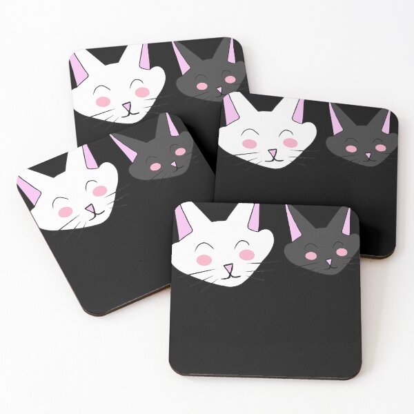 Item preview, Cute-Sphinx-Smiling-Kawaii-Kitty-Duo designed and sold by VictorSmith01.
