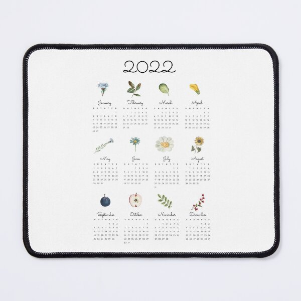 Item preview, 2022 botanical art calendar designed and sold by SerenaChoe.