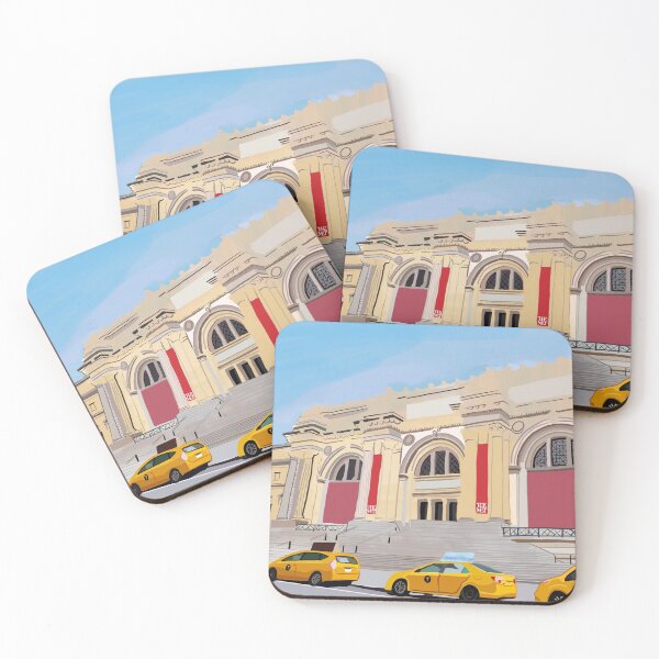 Item preview, New York City Museum/ Museum Mile/ Yellow Taxi Cabs  designed and sold by beccacreations.
