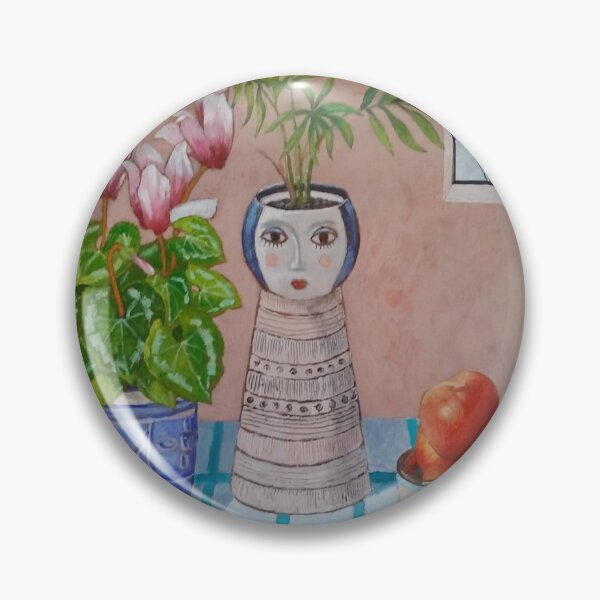Item preview, Cyclamen and nectarines  designed and sold by Ann Nightingale.
