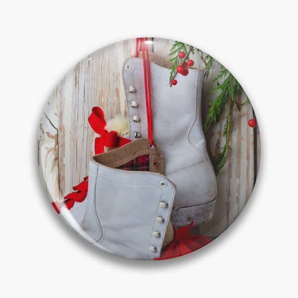 Item preview, Old Ice Skates And Evergreen designed and sold by Garry Gay.