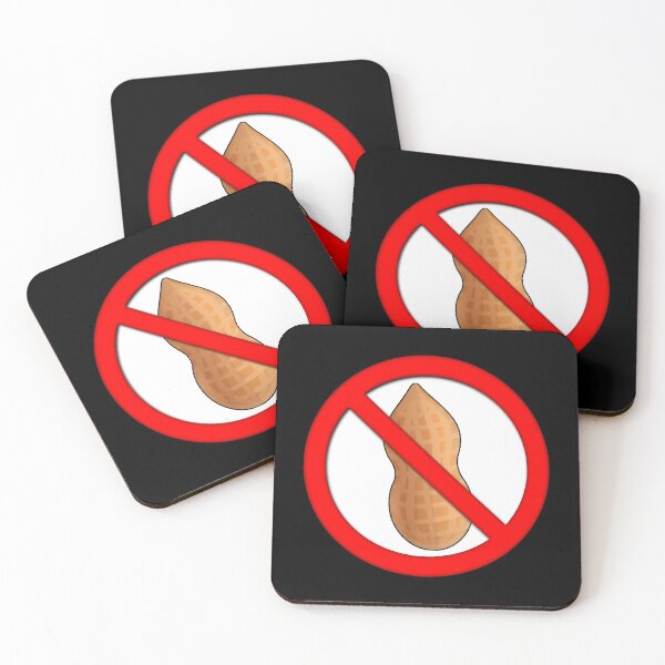 Item preview, No Peanuts Allowed Allergic Sign designed and sold by Bornint Designs.