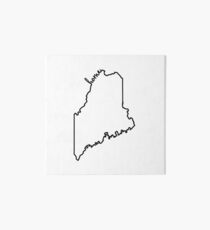 Maine Home Outline Art Board