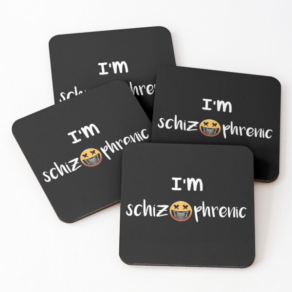 Item preview, Im schizophrenic unisex funny masks.  designed and sold by Sloyar.