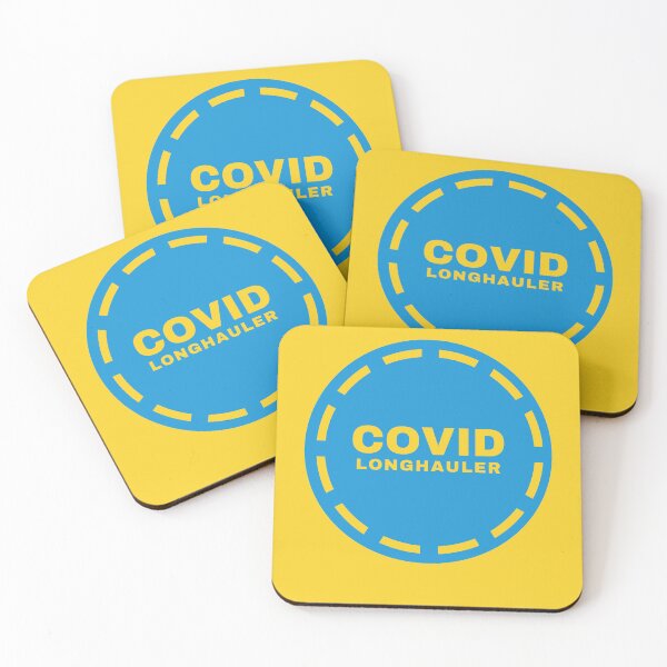 Item preview, Covid Longhuler Patch - Yellow designed and sold by SadTea-Longhaul.