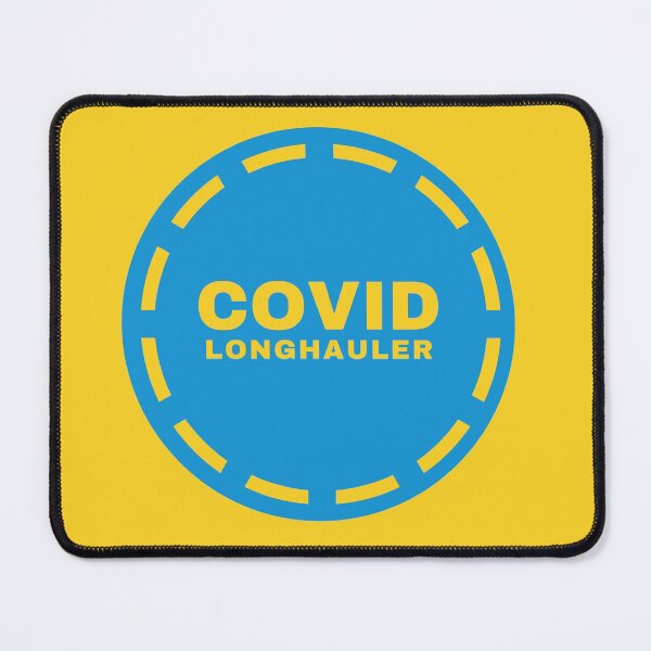 Item preview, Covid Longhuler Patch - Yellow designed and sold by SadTea-Longhaul.