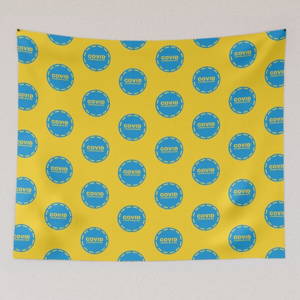Item preview, Covid Longhuler Patch - Yellow designed and sold by SadTea-Longhaul.