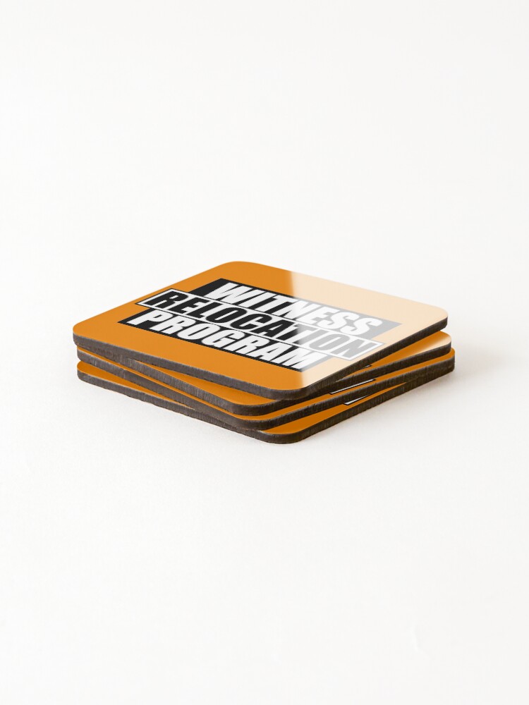 Thumbnail 4 of 5, Coasters (Set of 4), Witness Relocation Program designed and sold by toastercide.