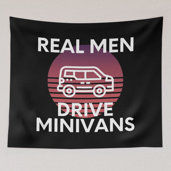 Item preview, Real Men Drive Minivans Stay At Home Dad Humor designed and sold by EllConApparel.