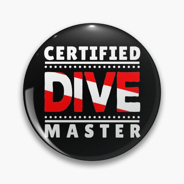 Item preview, Certified Dive Master designed and sold by StudioAquaLumos.