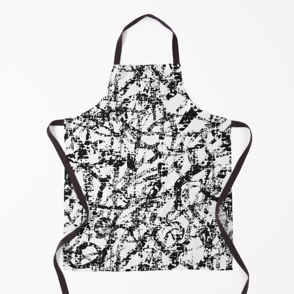 Item preview, Abstract paint strokes black designed and sold by RinaGrinchik.