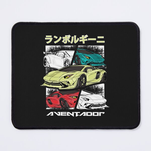 Item preview, Lamborghini Aventador SuperCar Racing Japan Style light green designed and sold by viralstudio.
