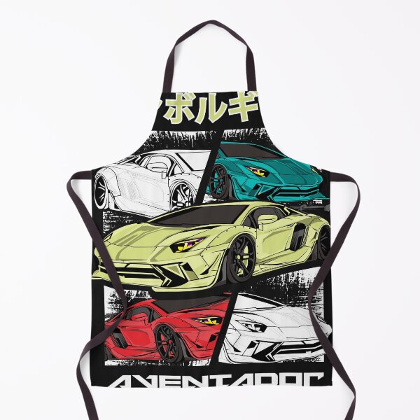 Item preview, Lamborghini Aventador SuperCar Racing Japan Style light green designed and sold by viralstudio.