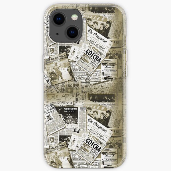 Vintage Newspaper iPhone Soft Case