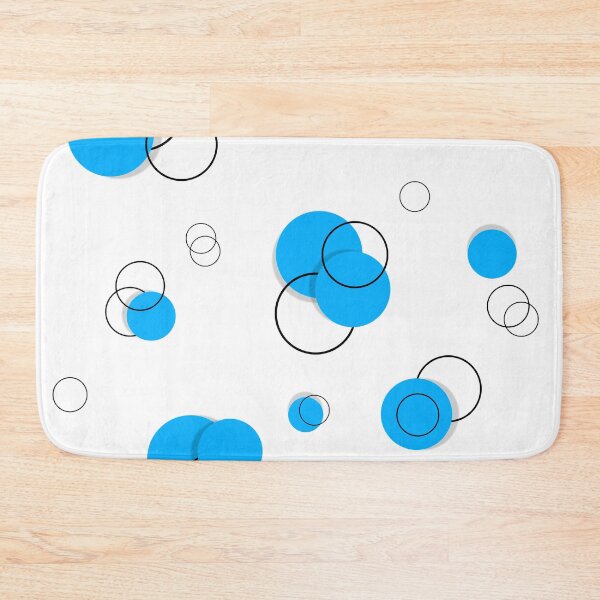 Item preview, Geometric Circle Light Blue Art designed and sold by Tshirtstory.