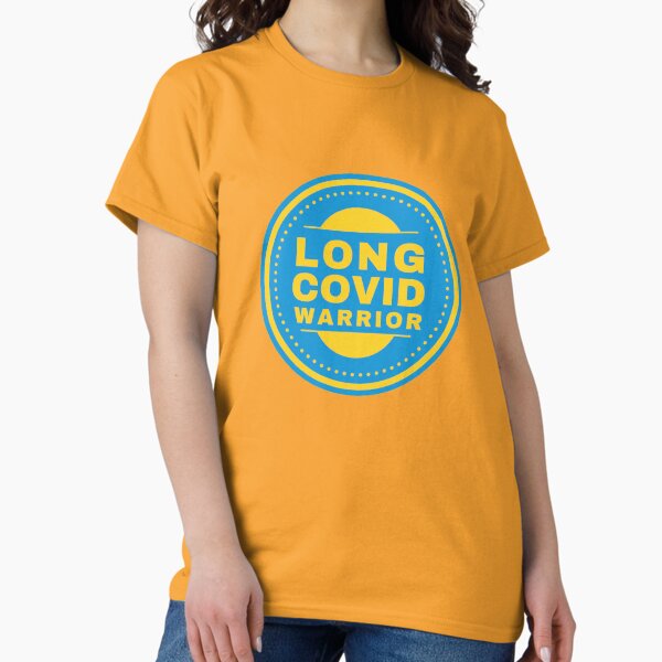 Item preview, Long Covid Warrior Patch - Yellow designed and sold by SadTea-Longhaul.