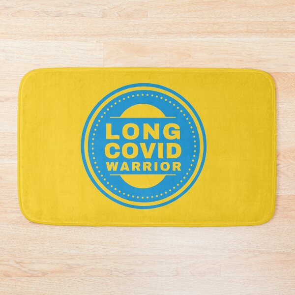 Item preview, Long Covid Warrior Patch - Yellow designed and sold by SadTea-Longhaul.
