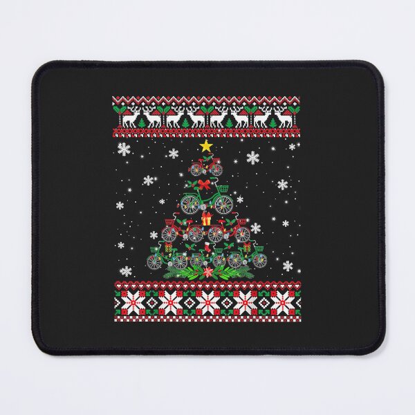 Item preview, Bicycle Christmas Tree Cycling Bicyclist Biker Ugly Sweater designed and sold by AnitaJGreenspan.