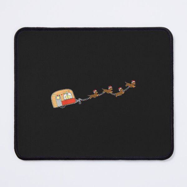 Item preview, Camper Van Christmas Dachshund Sleigh Doxie Dog X-mas Pajama designed and sold by AnitaJGreenspan.