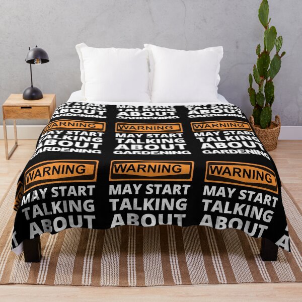 Item preview, Warning May Start Talking About Gardening Shirt For Nature Lovers designed and sold by RGRamsey.