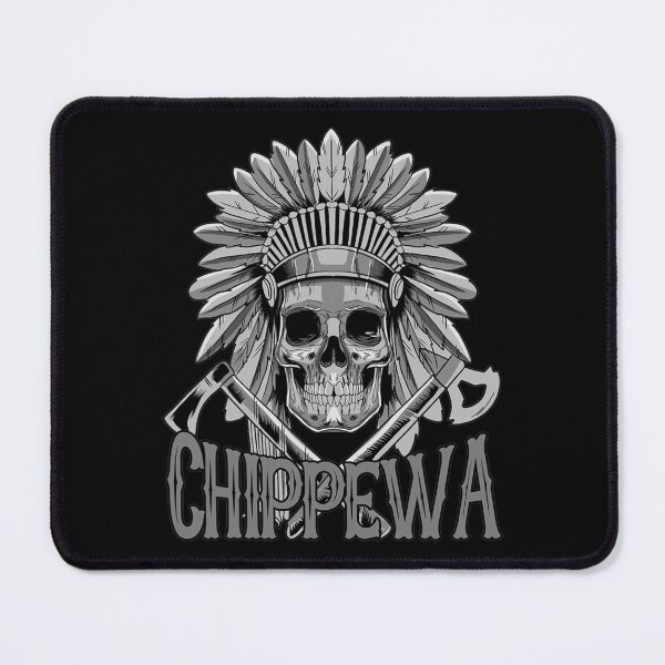Item preview, Chippewa Skull & Headdress Native American Chippewa Heritage T-Shirt designed and sold by ebonigail.